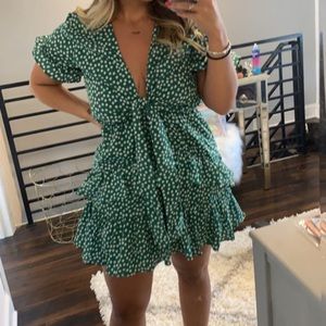 Hello molly self tie dress worn once size medium